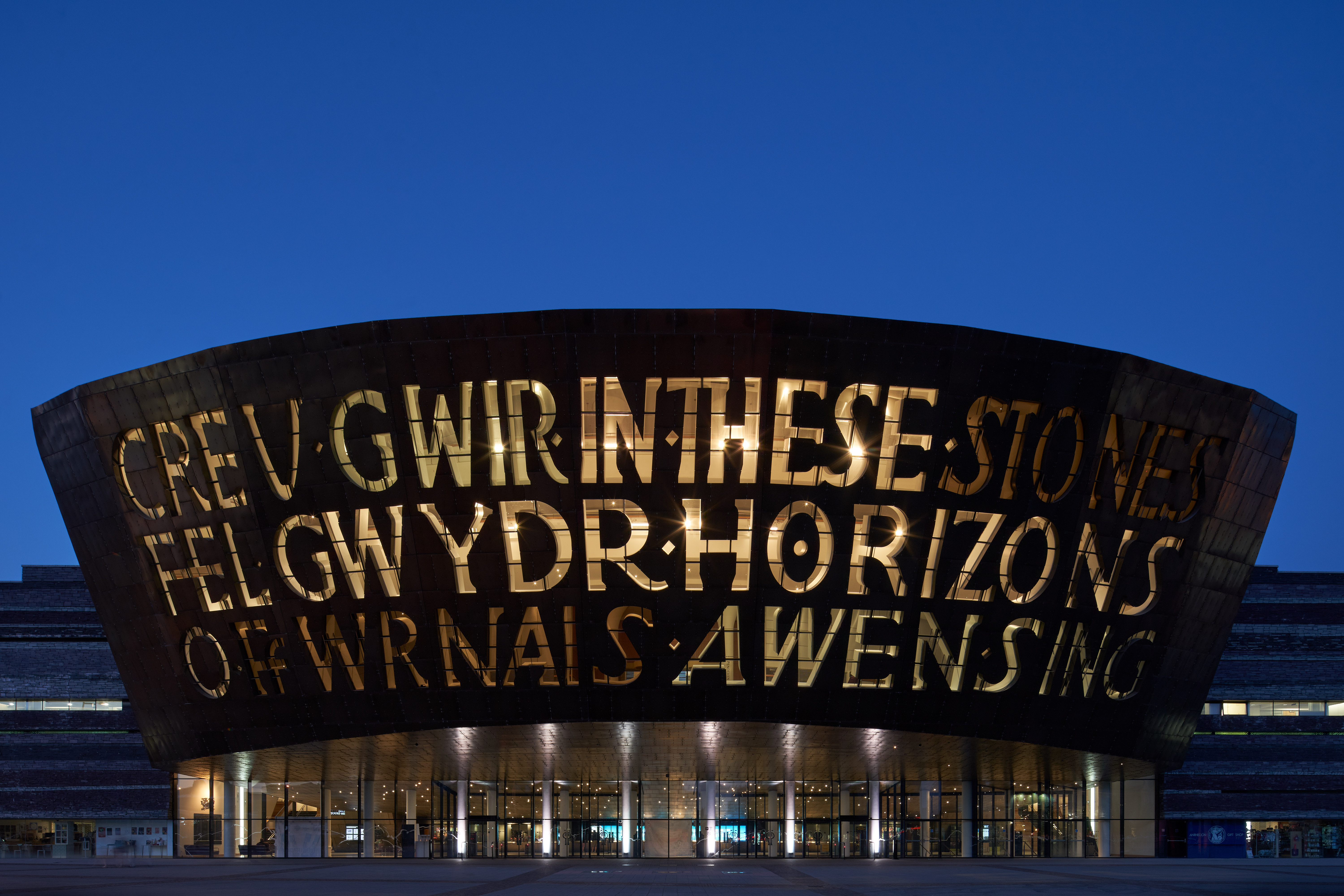 Image of Wales Millennium Centre outside