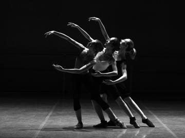 3 Dancers on Stage performing