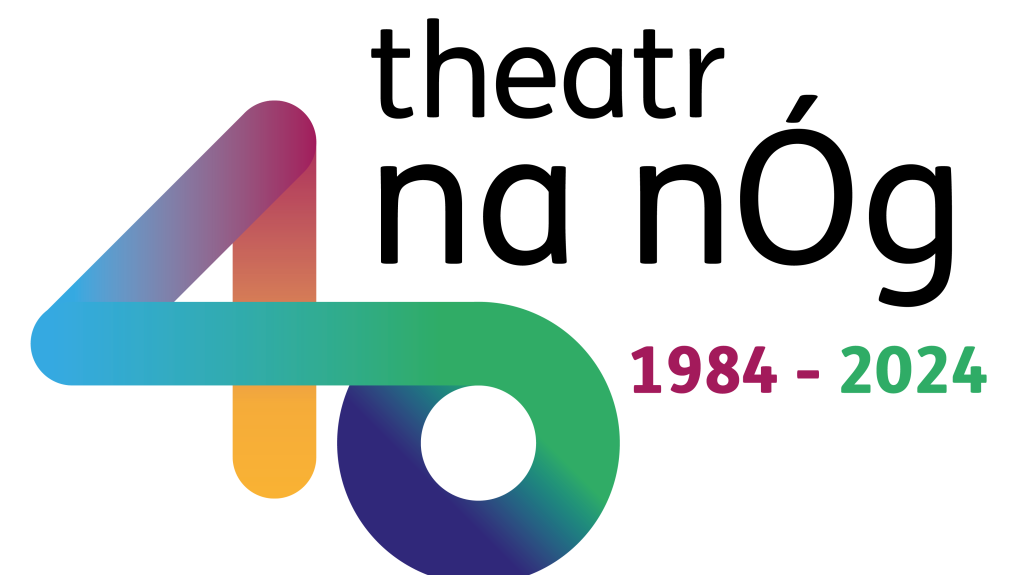 Theatr na nog 40th Anniversary logo