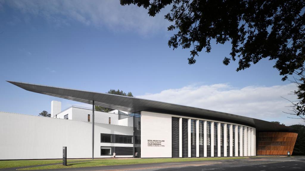 Exterior image of Royal Welsh College of Music & Drama